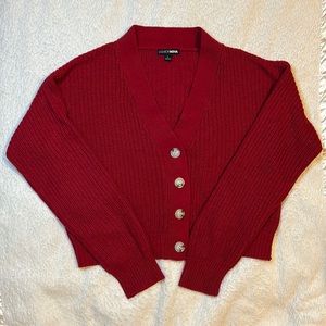 Cranberry cardigan